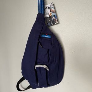 Kavu Navy Blue Mini Rope Bag -NWT-